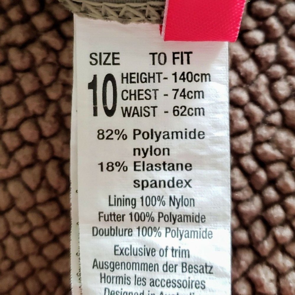 Seafolly Australia Swimsuit Size US 6 / AU 10 Grey Green Cutout Ruffle One Piece - Picture 11 of 11